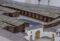 Большой макет Псковского кремля в формах XV века, сентябрь 2013 года