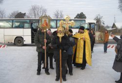 Крестный ход вокруг Пскова 13 февраля 2012 года