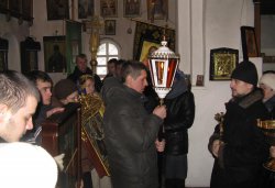 Крестный ход вокруг Пскова 14 марта 2012 года