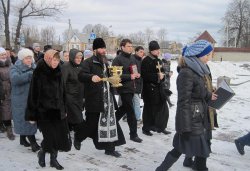 Крестный ход вокруг Пскова 14 марта 2012 года