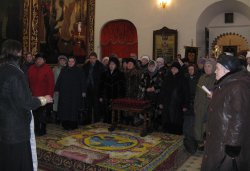 Крестный ход вокруг Пскова 26 января 2012 года
