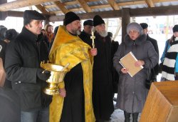 Крестный ход вокруг Пскова 13 февраля 2012 года
