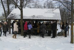 Крестный ход вокруг Пскова 13 февраля 2012 года