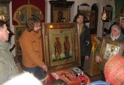 Крестный ход вокруг Пскова 13 февраля 2012 года
