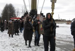 Крестный ход вокруг Пскова 14 марта 2012 года