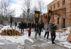 Крестный ход вокруг Пскова 14 марта 2012 года