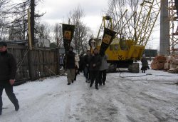 Крестный ход вокруг Пскова 14 марта 2012 года