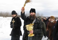 Крестный ход вокруг Пскова 14 марта 2012 года