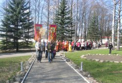 Крестный ход вокруг Пскова 26 апреля 2012 года