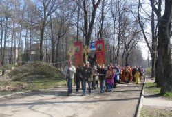 Крестный ход вокруг Пскова 26 апреля 2012 года