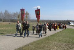 Крестный ход вокруг Пскова 26 апреля 2012 года
