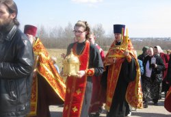 Крестный ход вокруг Пскова 26 апреля 2012 года