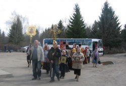 Крестный ход вокруг Пскова 26 апреля 2012 года