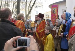 Крестный ход вокруг Пскова 26 апреля 2012 года