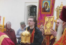 Крестный ход вокруг Пскова 26 апреля 2012 года