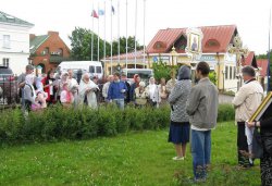 Крестный ход вокруг Пскова 16 июля 2012 года