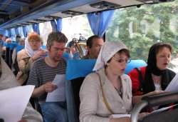 Крестный ход вокруг Пскова 16 июля 2012 года