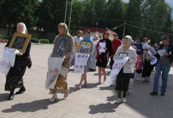Крестный ход вокруг Пскова 16 июля 2012 года