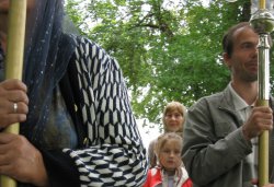 Крестный ход вокруг Пскова 16 июля 2012 года