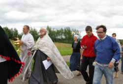 Крестный ход вокруг Пскова 16 июля 2012 года