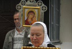 Крестный ход вокруг Пскова 16 июля 2012 года