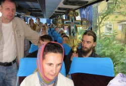 Крестный ход вокруг Пскова 16 августа 2012 года