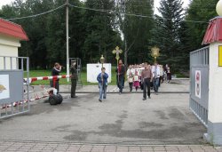 Крестный ход вокруг Пскова 16 августа 2012 года