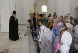 Крестный ход вокруг Пскова 16 августа 2012 года