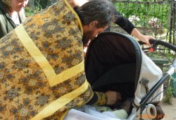 Крестный ход с иконой Спаса Елеазаровского на Талабские острова 12 июля 2012 года