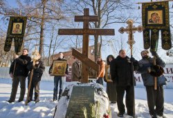Крестный ход вокруг Пскова 26 января 2012 года. Фоторепортаж Андрея Кокшарова