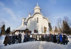Крестный ход вокруг Пскова 26 января 2012 года. Фоторепортаж Андрея Кокшарова