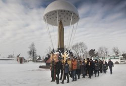 Крестный ход вокруг Пскова 13 февраля 2012 года. Фоторепортаж Андрея Кокшарова