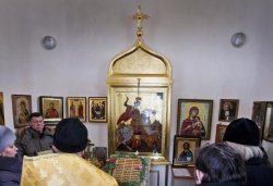 Крестный ход вокруг Пскова 13 февраля 2012 года. Фоторепортаж Андрея Кокшарова