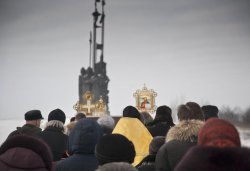 Крестный ход вокруг Пскова 13 февраля 2012 года. Фоторепортаж Андрея Кокшарова