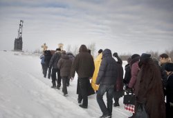 Крестный ход вокруг Пскова 13 февраля 2012 года. Фоторепортаж Андрея Кокшарова