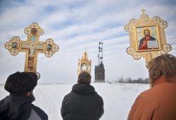 Крестный ход вокруг Пскова 13 февраля 2012 года. Фоторепортаж Андрея Кокшарова