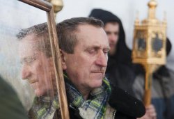 Крестный ход вокруг Пскова 13 февраля 2012 года. Фоторепортаж Андрея Кокшарова