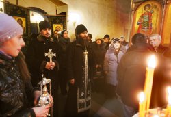Крестный ход вокруг Пскова 14 марта 2012 года. Фоторепортаж Андрея Кокшарова