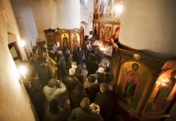 Крестный ход вокруг Пскова 14 марта 2012 года. Фоторепортаж Андрея Кокшарова