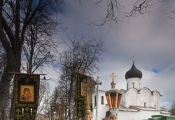 Крестный ход вокруг Пскова 14 марта 2012 года. Фоторепортаж Андрея Кокшарова