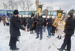 Крестный ход вокруг Пскова 14 марта 2012 года. Фоторепортаж Андрея Кокшарова