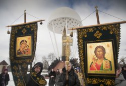 Крестный ход вокруг Пскова 14 марта 2012 года. Фоторепортаж Андрея Кокшарова