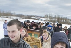 Крестный ход вокруг Пскова 14 марта 2012 года. Фоторепортаж Андрея Кокшарова