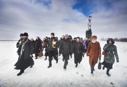 Крестный ход вокруг Пскова 14 марта 2012 года. Фоторепортаж Андрея Кокшарова