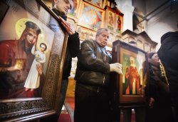 Крестный ход вокруг Пскова 14 марта 2012 года. Фоторепортаж Андрея Кокшарова