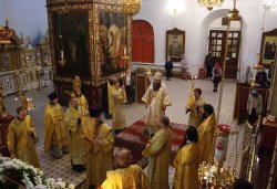 6 сентября 2014 года Митрополит Георгий преподнес Свято-Троицкому кафедральному собору образ преподобного Серафима Саровского с частицей его мощей