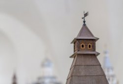 Большой макет Псковского кремля в формах XV века, сентябрь 2013 года