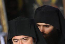 Принесение ковчега с Поясом Пресвятой Богородицы в Россию 21 октября 2011 года