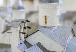 Большой макет Псковского кремля в формах XV века, сентябрь 2013 года