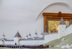 Большой макет Псковского кремля в формах XV века, сентябрь 2013 года